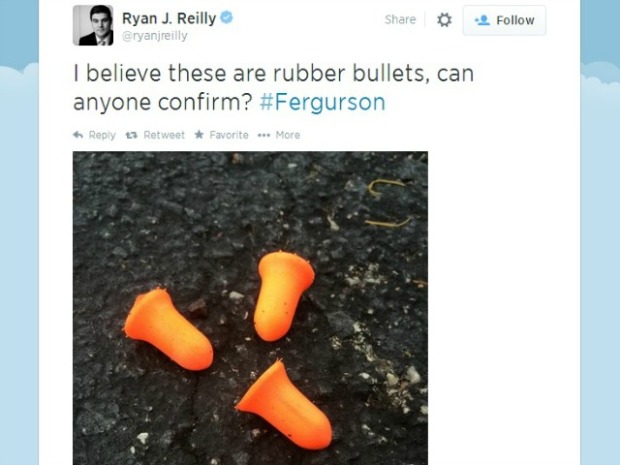 And the nail in the coffin.  This reporter that was "arrested" doesn't even know what earplugs look like.  Genuine expert material from these reporters. 